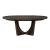 Cascade Falls Round Wood Extendable Pedestal Dining Table