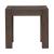 Cascade Falls Square Wood End Table