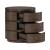 Cascade Falls Round Wood 3-Drawer End Table