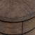Cascade Falls Round Wood 3-Drawer End Table