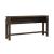 Cascade Falls Rectangular Wood Console Bar Table w/Charging Station