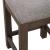 Cascade Falls Boucle/Wood Console Stool