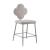 Clover Mirrored/Metal Counter Set