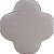 Clover Mirrored/Metal Counter Set