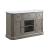 Zumala Marble/Wood Server w/3 Doors & 3 Drawers