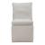 Fabric Accent Dining Side Chair w/Casters