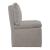 Fabric Accent Dining Side Chair w/Casters