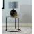 Lainey Faux Marble Round Top End Table