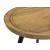 Zoe Wood Round End Table with Trio Legs
