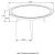 Zoe Wood Round Coffee Table with Trio Iron Legs