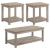 Bairn Wood Veneer 3-piece Occasional Set with Open Shelves