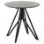 Hadi Cement Round End Table with Hairpin Legs