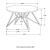 Hadi Round Coffee Table with Hairpin Legs