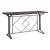Evangeline Wood/Metal Rectangular Counter Table