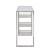 7400 Modern Stainless Steel & Glass Bar