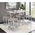 Raine Wood/Metal Rectangular Counter Set