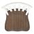 Al Fresco Wood Slat Back Side Chair