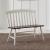 Al Fresco Wood Slat Back Bench