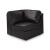 ModMax II U-Shaped Leather 8-Piece Sectional with Chaise & Storage Consoles