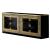Aida Wood Veneer Panel Bedroom Set