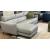 Greg Fabric/Leather L-Shaped Customizable Sectional Sofa