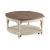 Weatherford Bolton Round Wood Cocktail Table Set