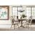 Weatherford Milford/Bailys Round Wood Extendable Dining Room Set
