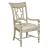 Weatherford Fabric/Wood Arm Chair