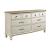 Litchfield Weymouth Wood Double Dresser w/8 Drawers