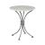 Litchfield Dover Round Stone/Metal Chairside Table