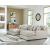 Laurelgrove U-Shaped Polyester 3-Piece Double Chaise Sectional