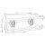 Breena Mirrored Rectangular Coffee Table