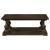 Walden Wood Veneer Rectangular Coffee Table with Turned Legs and Floor Shelf
