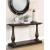Walden Wood Veneer Rectangular Sofa Table with Turned Legs and Floor Shelf