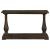 Walden Wood Veneer Rectangular Sofa Table with Turned Legs and Floor Shelf
