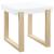 Pala Rectangular End Table with Sled Base