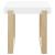Pala Rectangular End Table with Sled Base