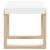 Pala Rectangular End Table with Sled Base