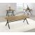 Colmar Wood Veneer 3-piece Trestle Occasional Table Set