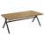 Colmar Wood Veneer 3-piece Trestle Occasional Table Set