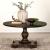 Morello Wood Veneer Round Coffee Table with Pedestal Base