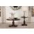 Morello Wood Veneer Round Coffee Table with Pedestal Base