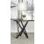 Zack Wood Round End Table with Iron Base