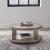 Harlow Round MDF/Metal Cocktail Table w/Casters