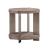 Harlow Oval MDF & Metal Cocktail Table Set – Modern