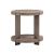 Harlow Oval MDF & Metal Cocktail Table Set – Modern