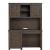 Thornwood Hills Rectangular Wood 2-Piece 2-Drawer Desk & 2-Sliding Door Hutch Set