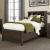 Thornwood Hills Bookcase Storage Bed | Rustic Wood Platform