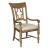 Weatherford Fabric/Wood Arm Chair