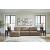 Veronella Leather 3-Piece Sofa Chaise